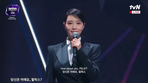 ▲▼金憓秀哀悼香港大火！低調穿搭被讚爆　別黑絲帶：奇蹟會發生。（圖／翻攝自MyVideo）