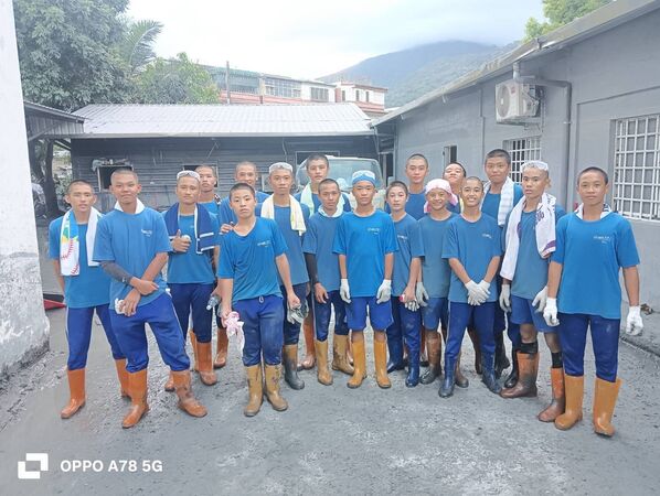 ▲三民國中協助陳顥以復原家園。（圖／花蓮縣三民國中棒球隊粉絲團）