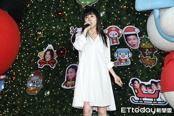 ▲▼ 白安，鼓鼓呂思緯，蕭秉治耶誕點燈 -白安。（圖／記者黃克翔攝）