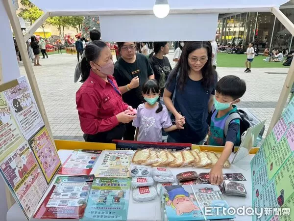 ▲青年公共參與成果展現場，消防知識大挑戰吸引青年踴躍參與。（記者林東良翻攝，下同）