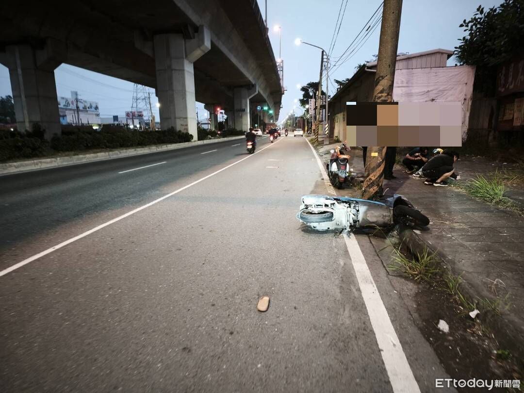 獨/高雄1天3起死亡車禍!雙載機車被追撞 孫擦傷阿嬤慘死