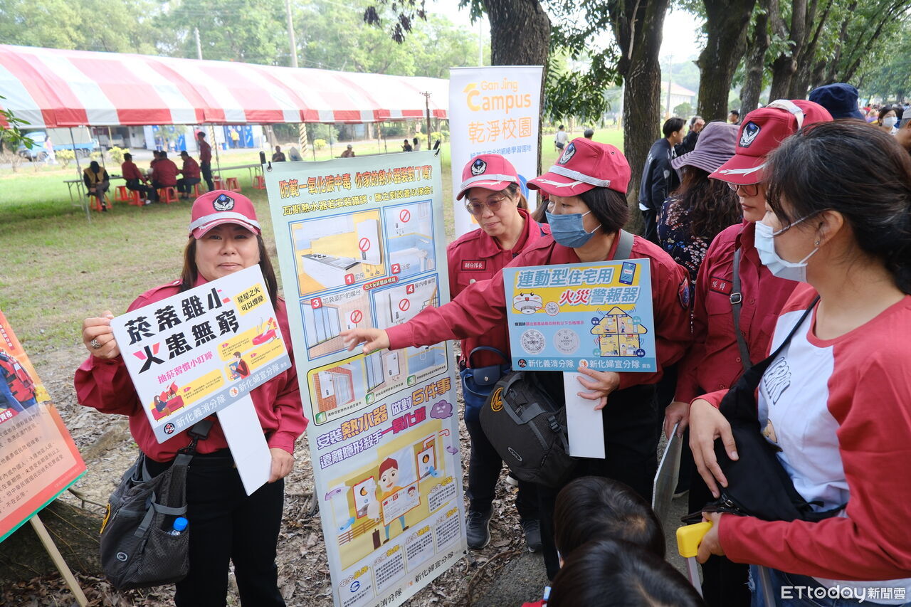 台南消防蔡國保大隊長推自助互助　新化婦宣分隊攜手防火