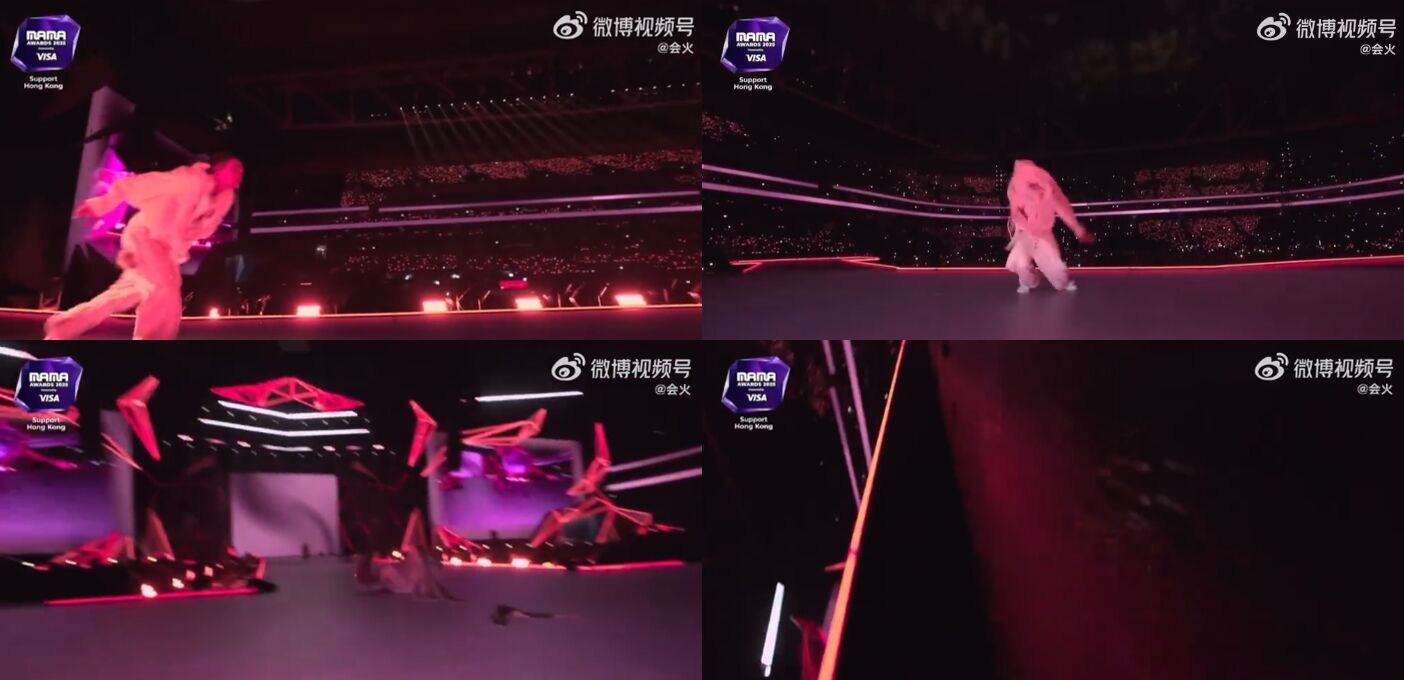 ▲MAMA又發生放送事故。（圖／翻攝自微博）