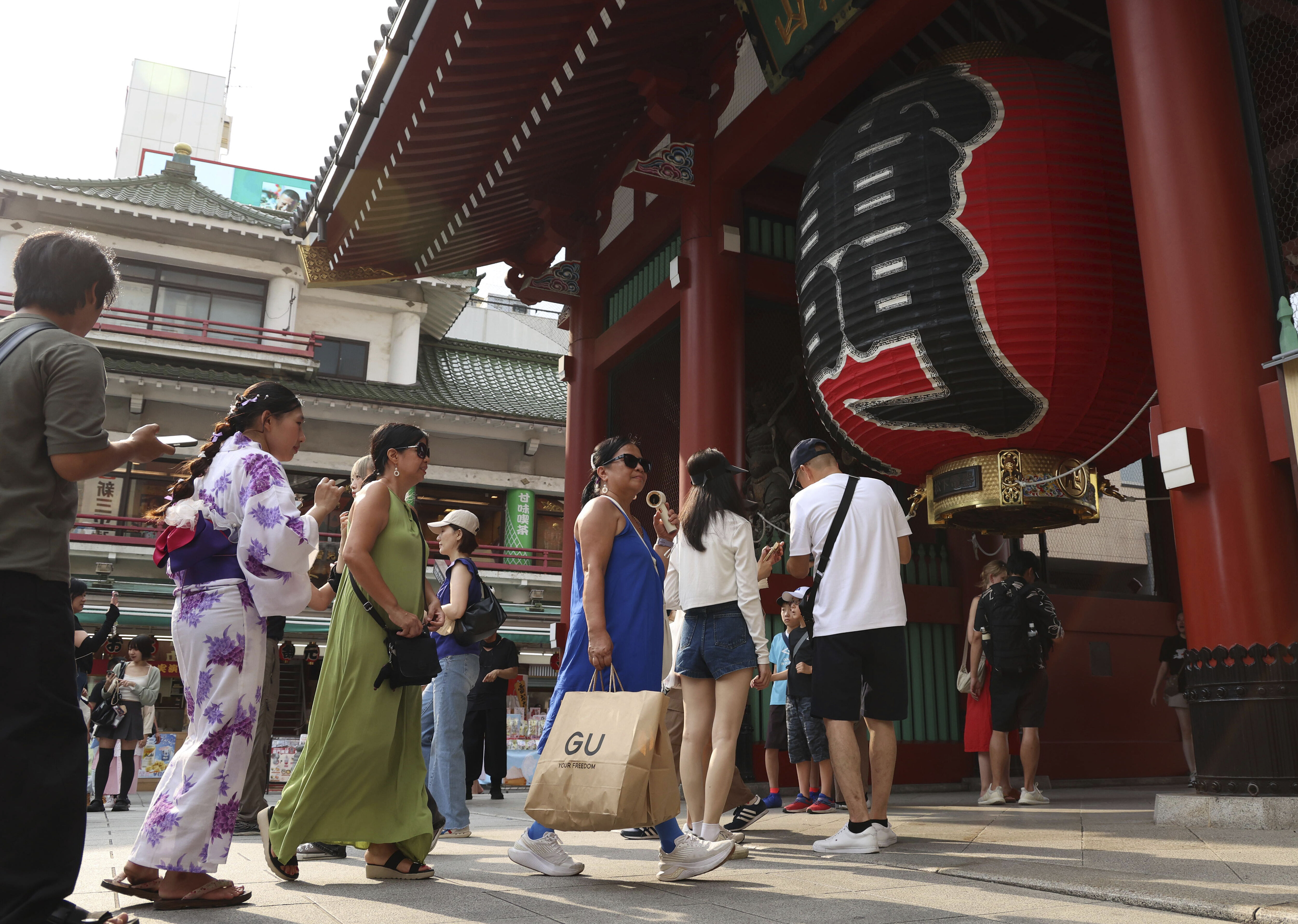 ▲▼日本旅遊,東京旅遊,淺草,雷門。（圖／達志影像／美聯社）