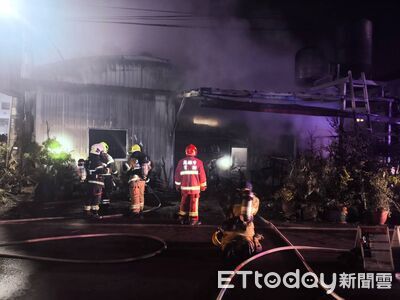 快訊／高雄汽車保養廠凌晨大火　1女身亡