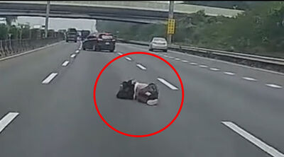 國道「跳車哥」險遭輾!警追查曝真相 全車4人只有他挨罰