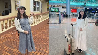 亞亞肋骨被踢到發炎　出門電力3小時就耗盡：孕晚期真的蠻辛苦