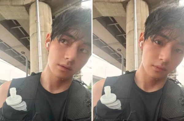 ▲▼BTS V漢江「零偽裝」跑步！無袖濕身照曝光　粉絲哀號：怎麼沒認出。（圖／翻攝自IG）