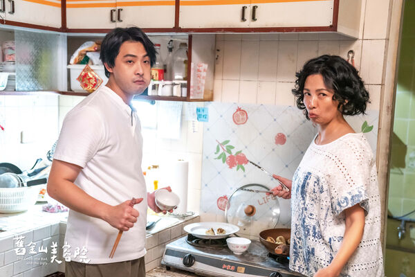 ▲連晨翔、陳孝萱在《舊金山美容院》有精彩對手戲。（圖／TVBS提供）