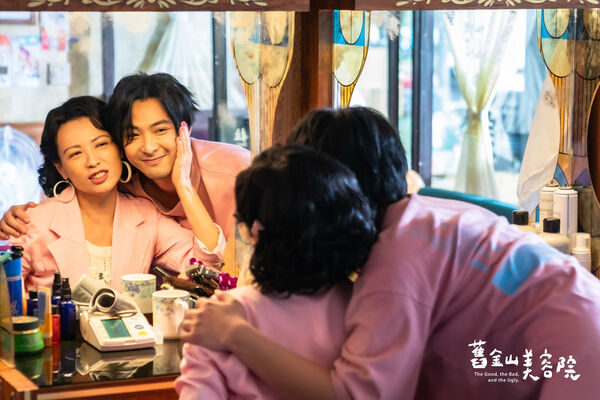 ▲連晨翔、陳孝萱在《舊金山美容院》有精彩對手戲。（圖／TVBS提供）