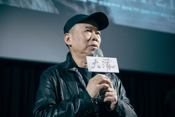 ▲導演陳玉勳率領方郁婷、柯煒林跑台北、台南宣傳《大濛》。（圖／華文創提供）