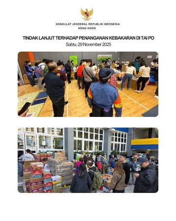 ▲▼宏福苑大火7名印傭喪生　45位還下落不明。（圖／翻攝KJRI Hong Kong）