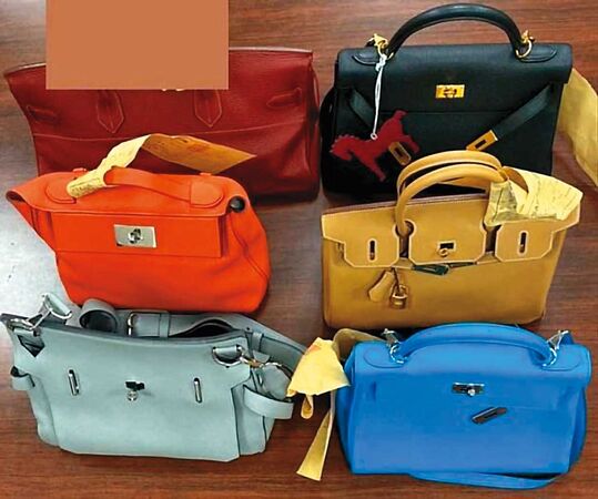 林妻購買奢侈品愛馬仕、香奈兒名牌包，她主張家庭收入足以支付。示意圖。