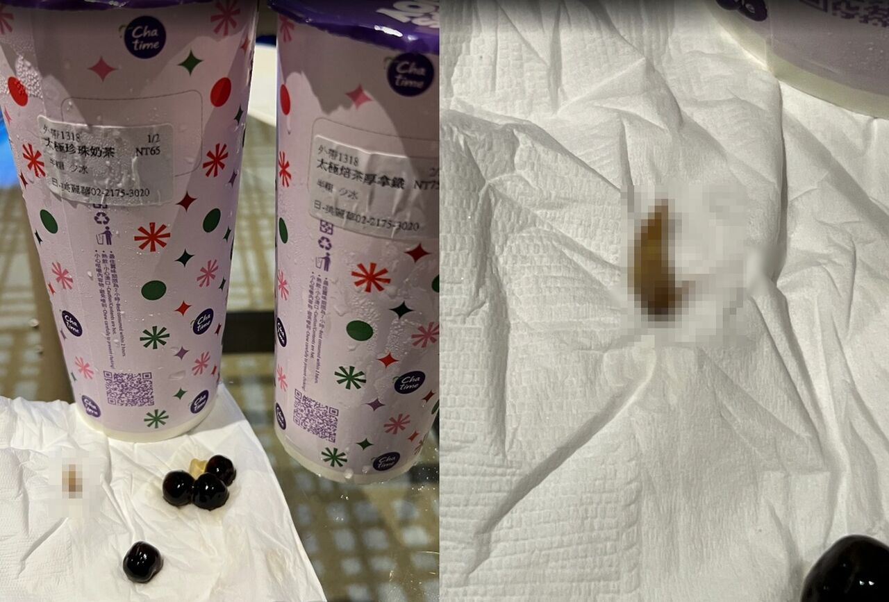 喝珍奶驚覺有異物！他竟吐出「完整蟑螂」噁到吐　日出茶太急消毒