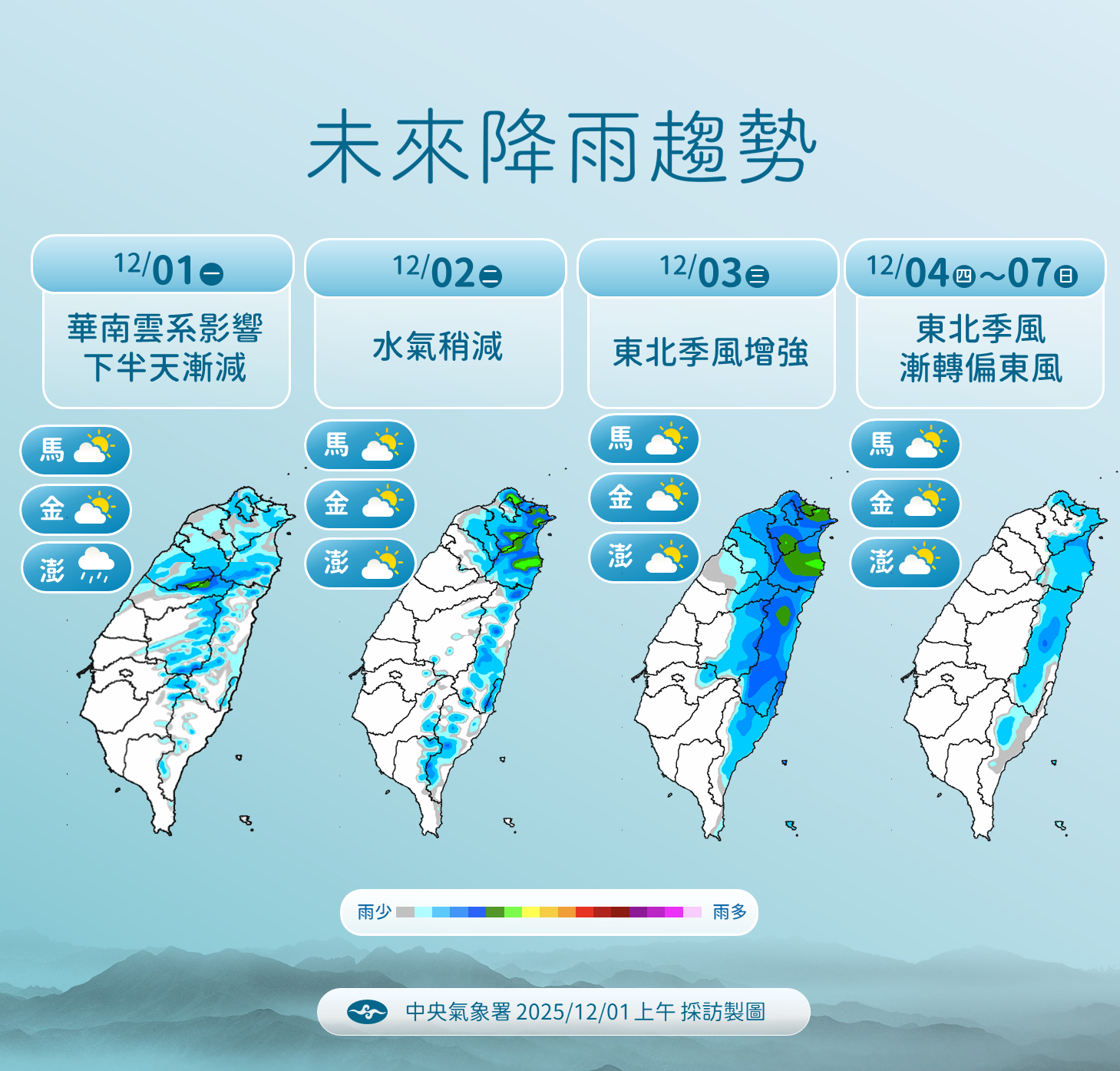 ▲▼天氣。（圖／氣象署提供）