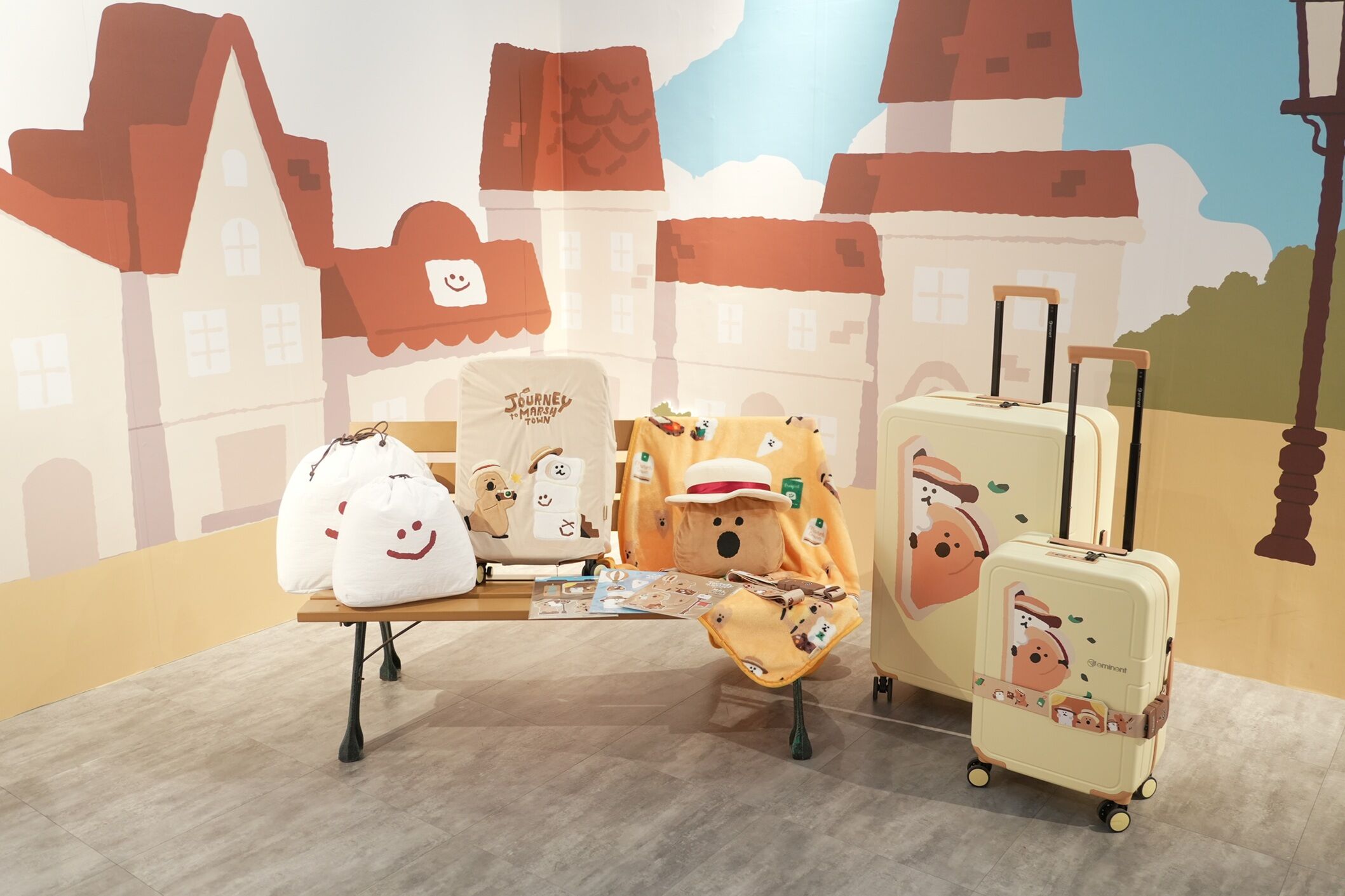 ▲CASETiFY Bounce亮面粉色行李箱。（圖／品牌提供）