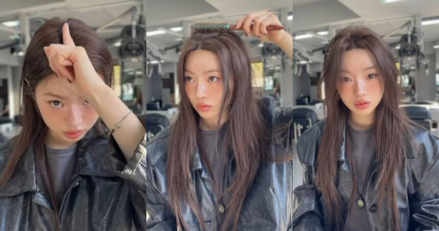 韓妞「高顱頂」整型級秘術！只要一支圓梳拯救扁塌髮根，手殘黨也能學會的詐欺級「頭包臉」效果