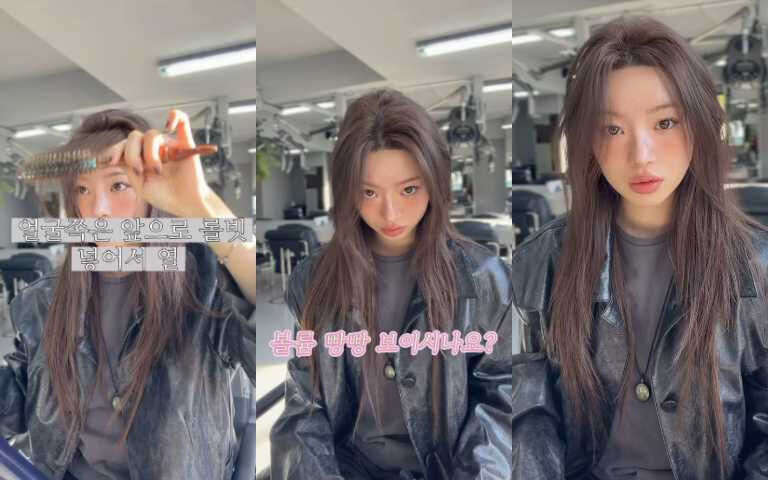 韓妞「高顱頂」整型級秘術！只要一支圓梳拯救扁塌髮根，手殘黨也能學會的詐欺級「頭包臉」效果