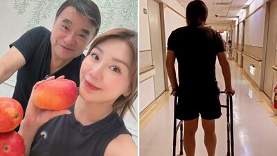 佩甄爸「國手身分超狂」！低調開刀換人工膝蓋  她淚：不敵使用過度