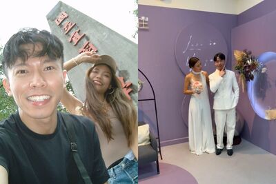 YTR小象愛出門結婚了！　「辣穿深V薄紗登記」尪告白：只有我能照顧她