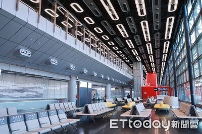 桃機T3北登機廊廳「明擴大服務6航班」 主航廈工程進度衝上83%