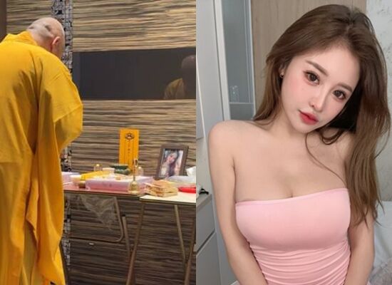 ▲謝侑芯法會「問出聖筊」影片瘋傳。（圖／翻攝自IG）