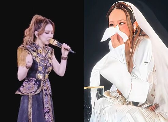 ▲香港大火128人死「鄧紫棋崩潰哭了」。（圖／翻攝自微博）