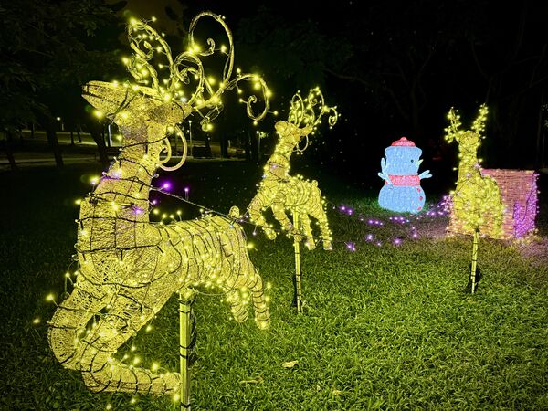 ▲「2025臺北耶誕愛無限」點燈。（圖／觀傳局提供）