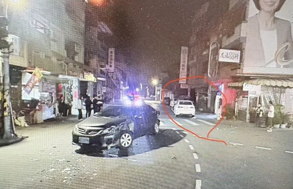 ▲彰化永靖鄉同安派出所員警遭酒駕男撞傷。（圖／警方提供）