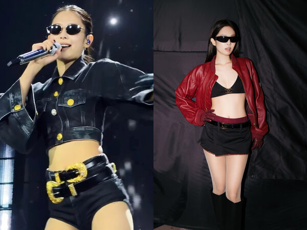 Jennie神級舞台造型！香奈兒斜紋軟呢短裙、Schiaparelli性感露腰火力全開