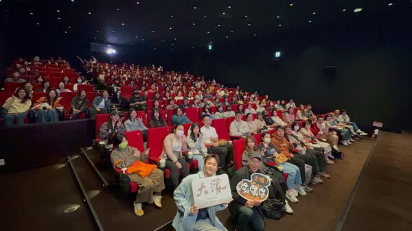 ▲劉冠廷在《大濛》映後分享拍攝的幕後趣事。（圖／華文創提供）