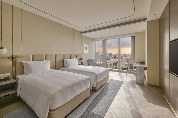 ▲台北漢來大飯店即日起至2026年1月31日推出「普發萬元贈萬元」住房專案。（圖／業者提供）