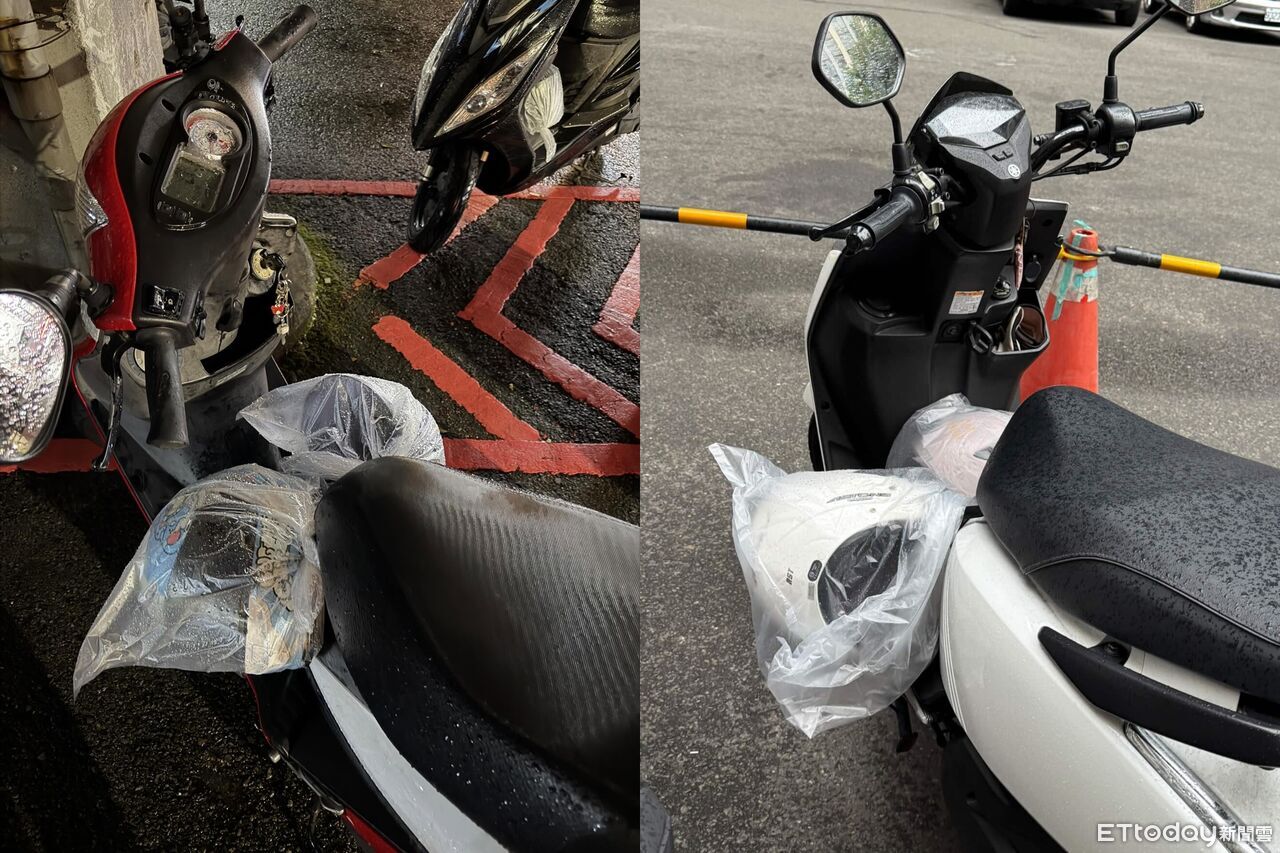 逛巨城突下雨！牽車竟見「安全帽被套塑膠袋」　網讚：比男友貼心