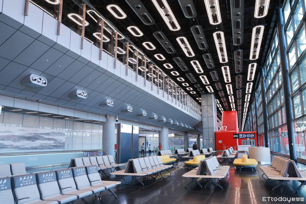 桃機T3北登機廊廳「明擴大服務6航班」　主航廈工程進度衝上83%
