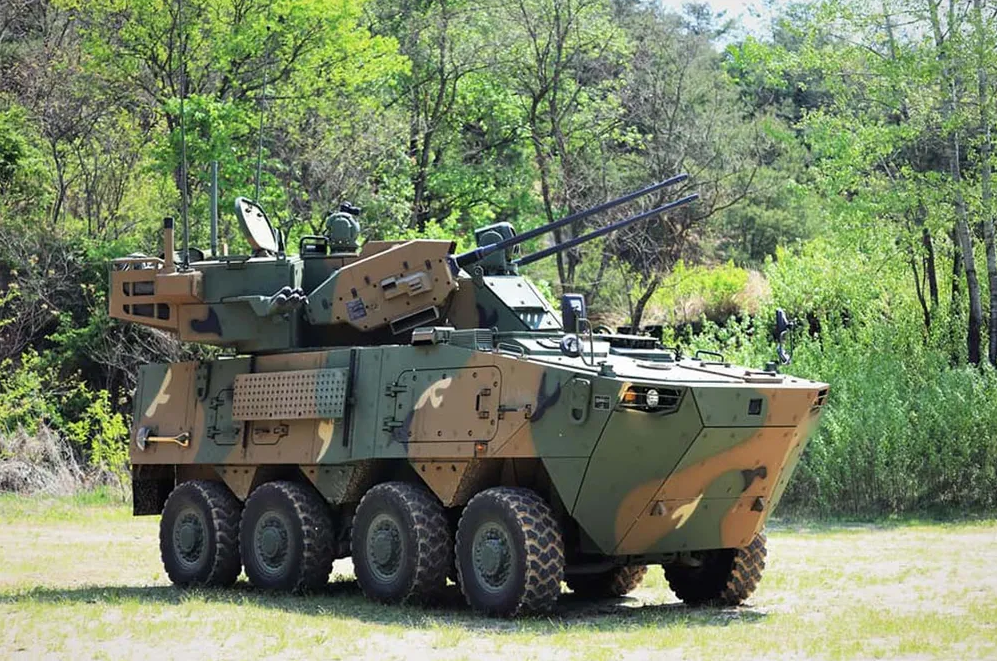 ▲▼南韓車輪型防空火砲K-30W天虎30mm。（圖／翻攝自나무위키）