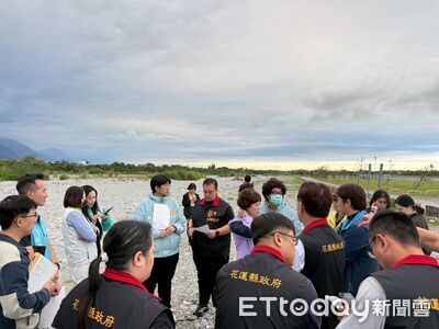 砂石掩蓋水流動線！花蓮國福橋美崙溪嚴重淤積　市長籲縣府正視