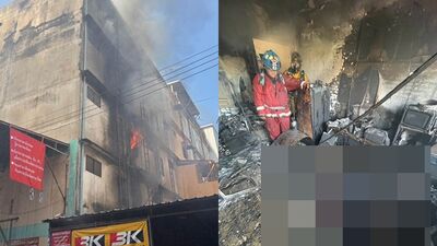 惡火吞噬！泰「母子3人相擁」燒成焦屍　魂斷2樓臥房