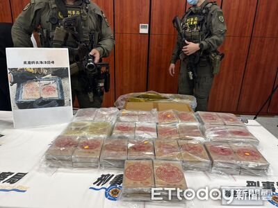 2億毒品叩關！52塊雙獅地球牌海洛因磚藏燈座　泰籍情侶收押