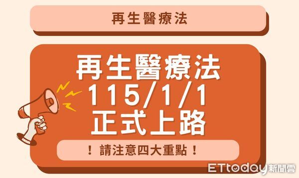 ▲《再生醫療法》將於2026年1月1日正式施行，台南市目前共有5家醫院通過細胞治療核准，包括成大醫院與奇美醫療體系等，提供民眾安全選擇。（圖／記者林東良翻攝，下同）
