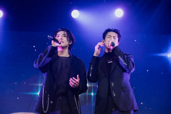 ▲《Every Fantasy Possible》見面會，陳峻廷（左）、張哲偉。（圖／三立提供）