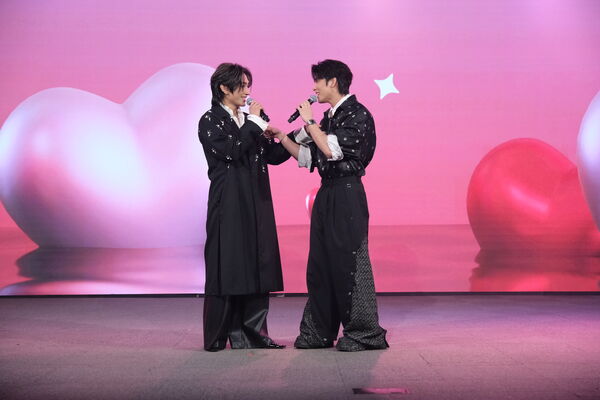 ▲《Every Fantasy Possible》見面會，Martin王智騫（左）、Kenji范麒智。（圖／三立提供）