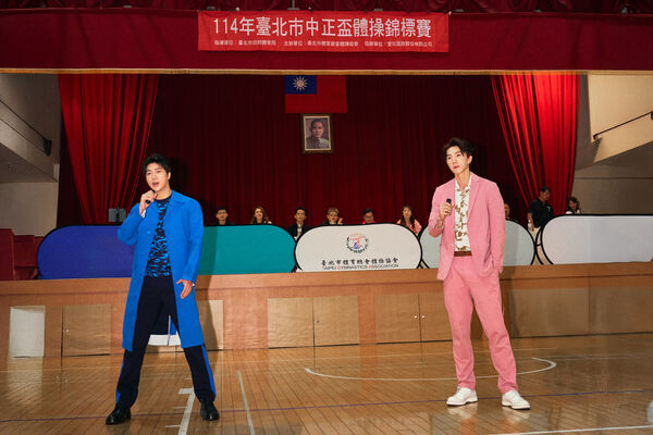 ▲▼ 演員古程丰攜手潘胤傑合唱新歌〈並肩飛翔〉。（圖／小超人綜合體能俱樂部提供）