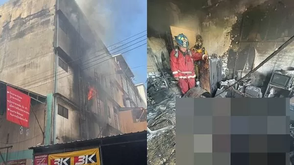 ▲▼惡火瞬間吞噬！泰母子3人緊緊相擁「燒成焦屍」　鄰居破門來不及救。（圖／翻攝臉書Prakaikan Kumtap）