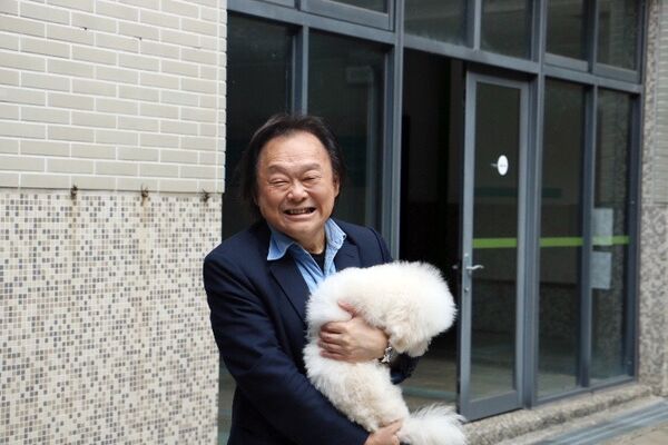 ▲王世堅(右)與台北海大機車教授林威克。（圖／台北海大提供）