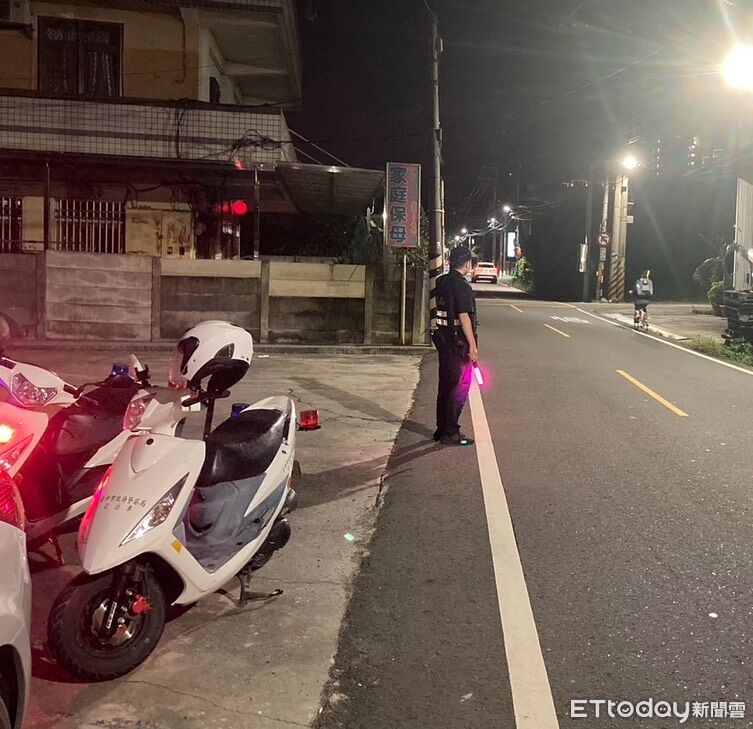 台中男鄉間夜路騎車闖紅燈被攔　唾液毒品快篩陽性臉綠了