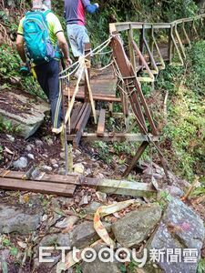 斯可巴松媽媽步道常遭落石砸毀　林保署顧及登山客安全將封閉