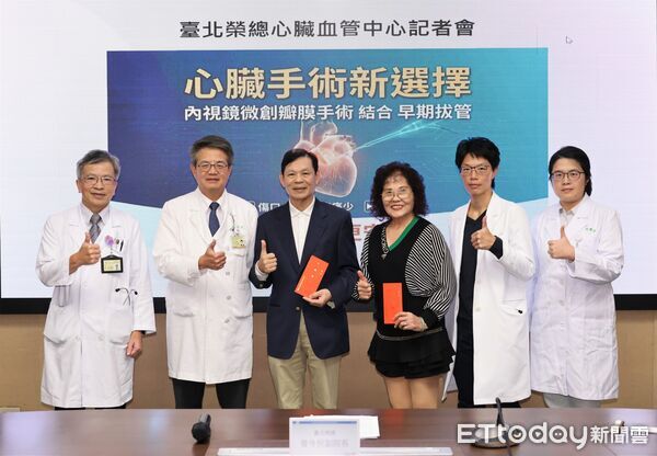 北榮患者經右側肋間內視鏡微創瓣膜手術傷口小於5公分。（圖／記者趙于婷攝）