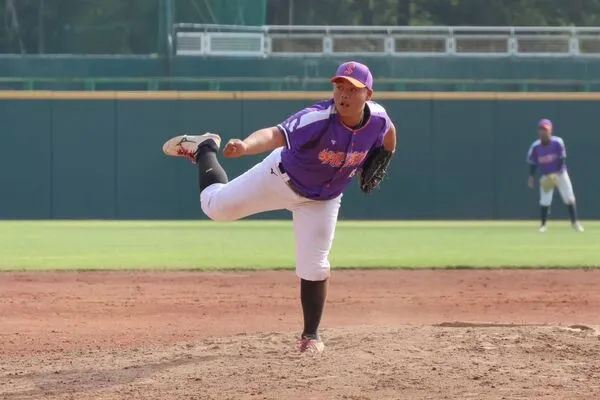 ▲陳頌恩兩度登板投打貢獻。（圖／學生棒聯提供）