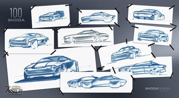 致敬品牌首款銷量破百萬車型　&Scaron;koda 發表全新未來化轎跑概念