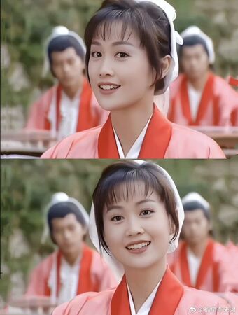 ▲▼古裝女神臉蛋遭嫌不自然！網傻眼：像AI太假了。（圖／翻攝自微博、抖音）